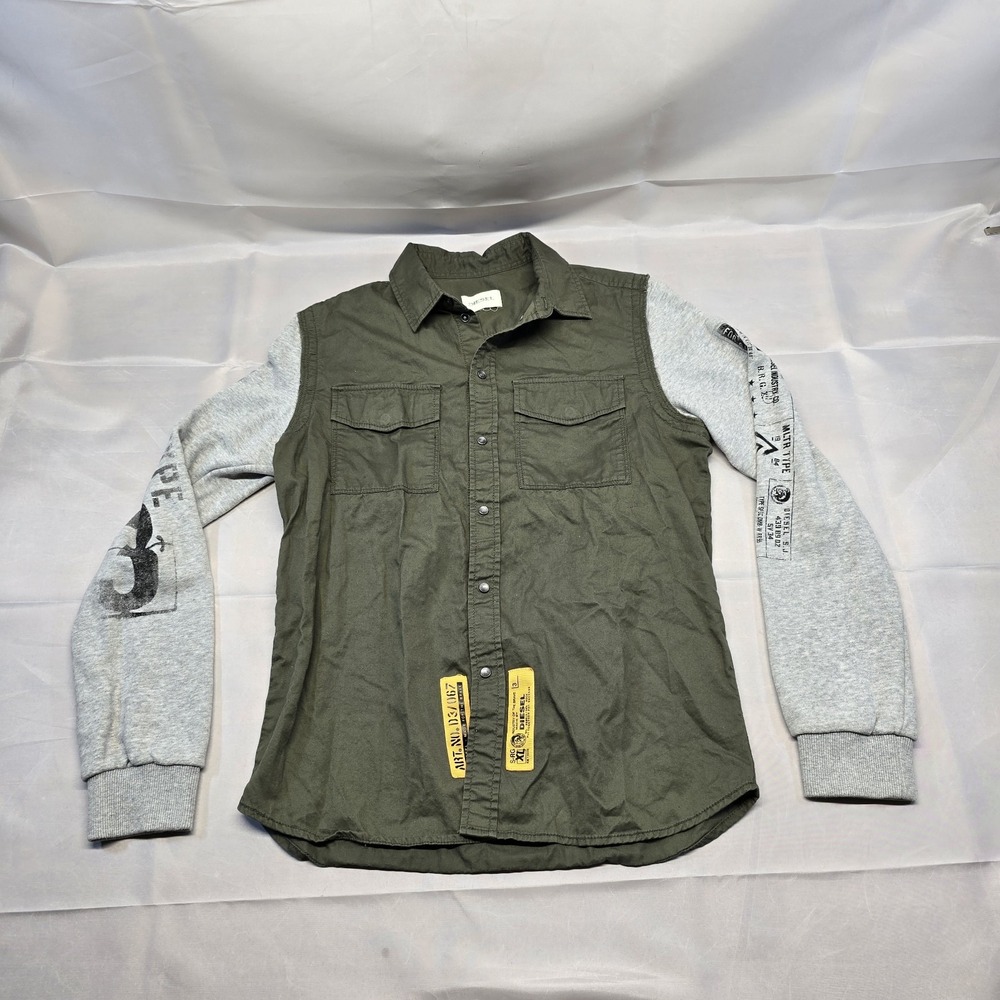 Diesel Pearl‎ Snap Shirt Size XL Youth Boys